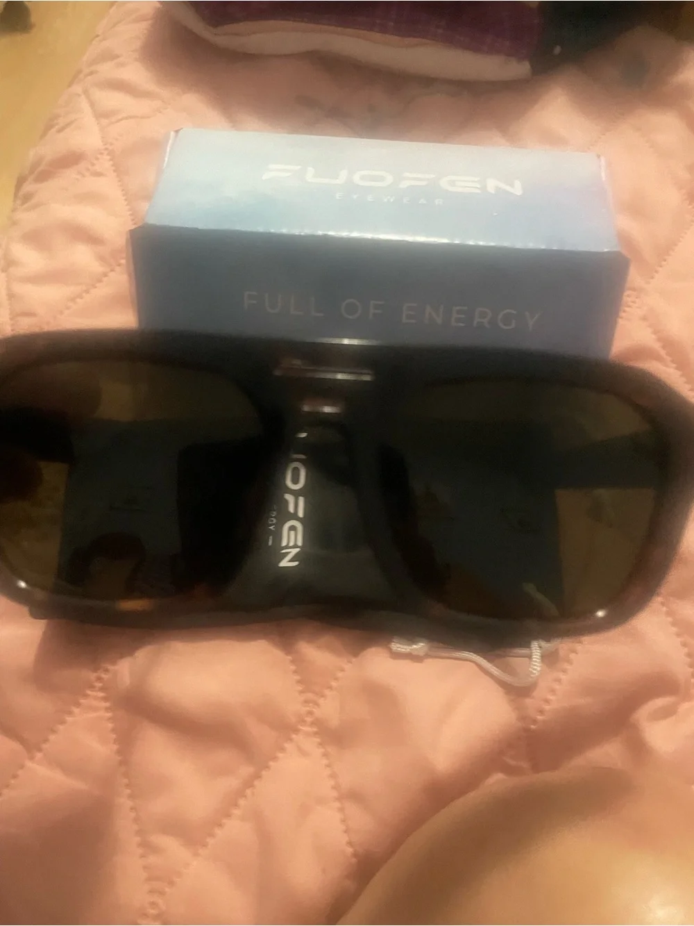 Black Frame Polarized Sunglasses